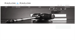 Desktop Screenshot of kazlowandkazlow.com